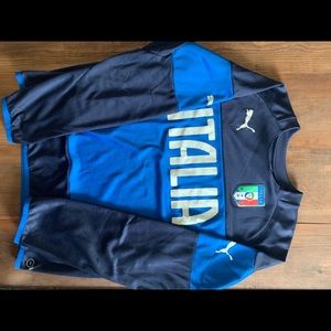 Puma long sleeve soccer jersey